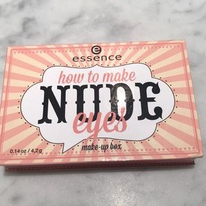 The essence how to make nude eyes makeup box :)